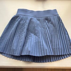Lululemon Athletica Blue Pleated Skater Skirt